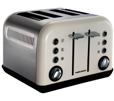 Morphy Richards Accents 242005 4-Slice Toaster - White